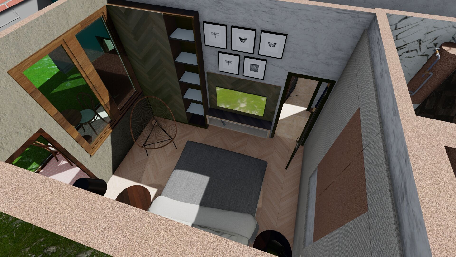 apartment layout 3D model_20