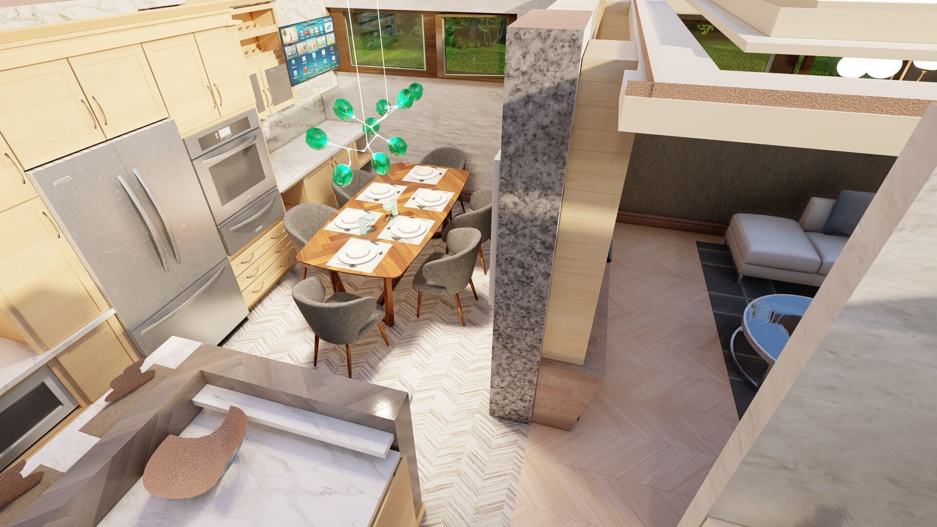 apartment layout 3D model_29