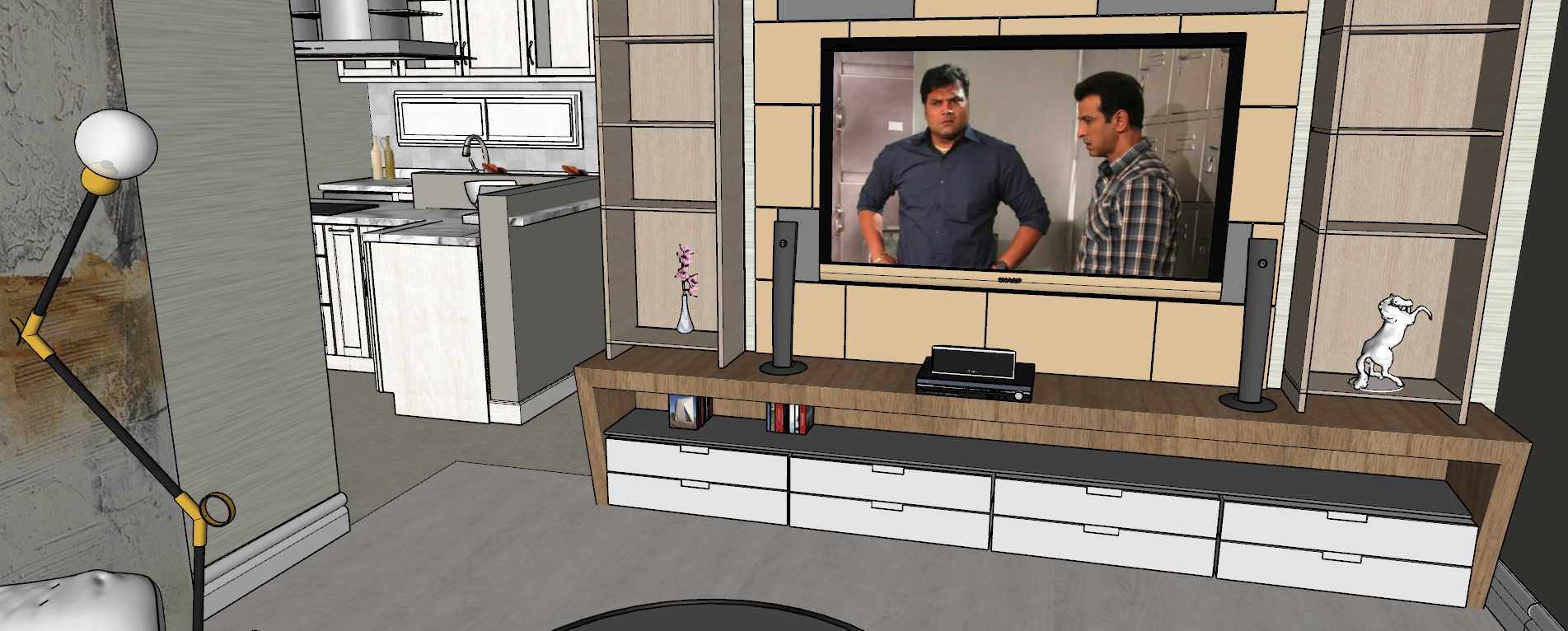 apartment layout 3D model_39