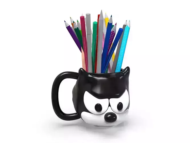 Felix The Cat Pencil Holder Mug 
