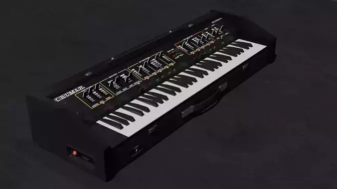 Synthesizer Crumar Multiman-s 3D model