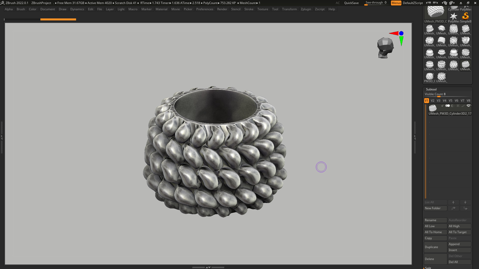 vase 3d print 814  3D print model_3