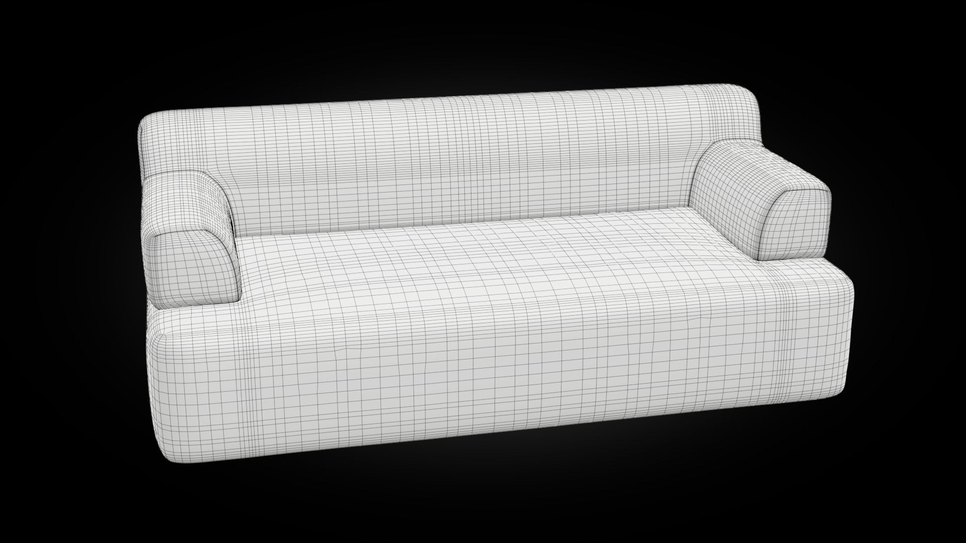 Forma two seat with armrest 3D model_13