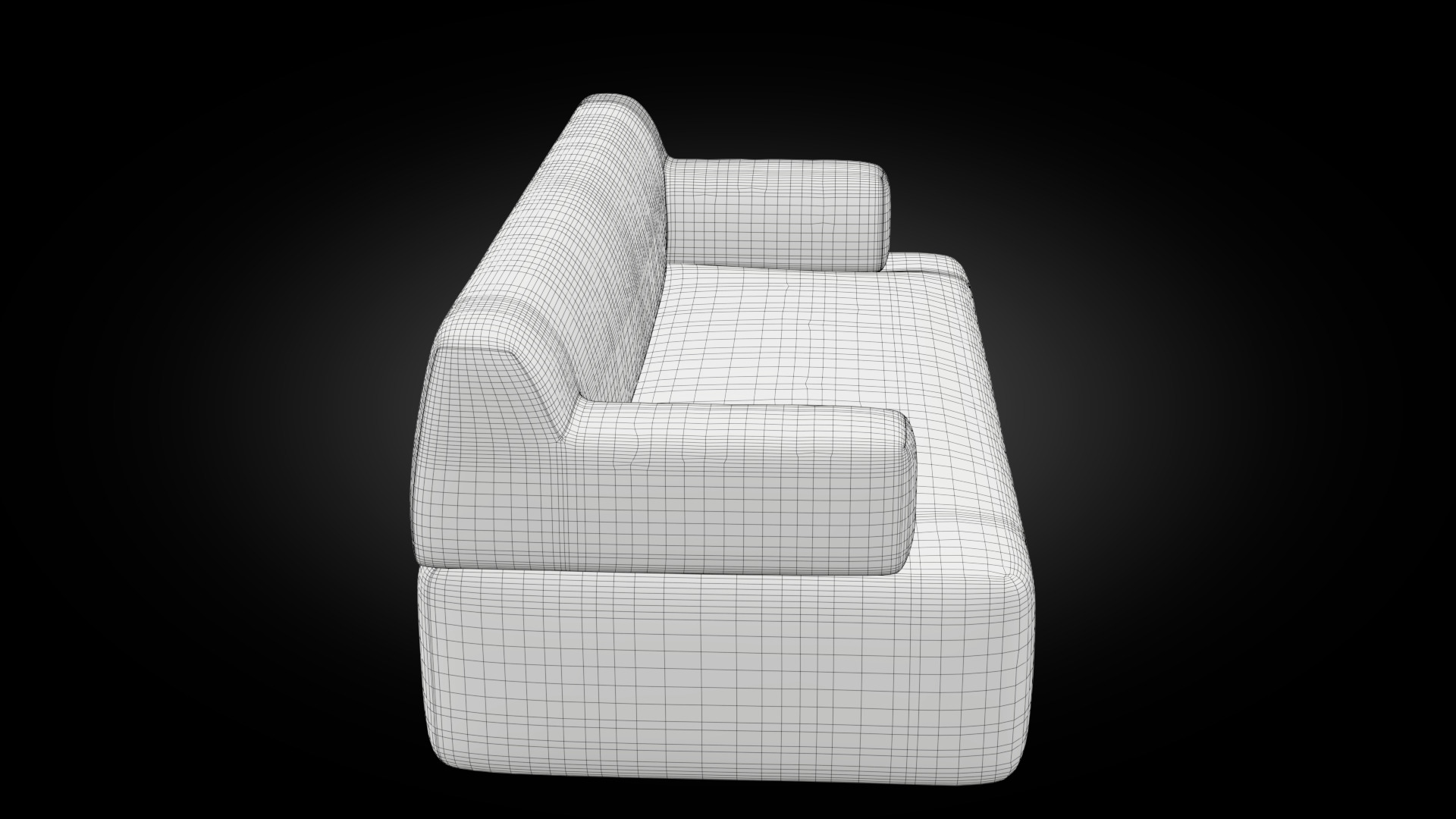 Forma two seat with armrest 3D model_20