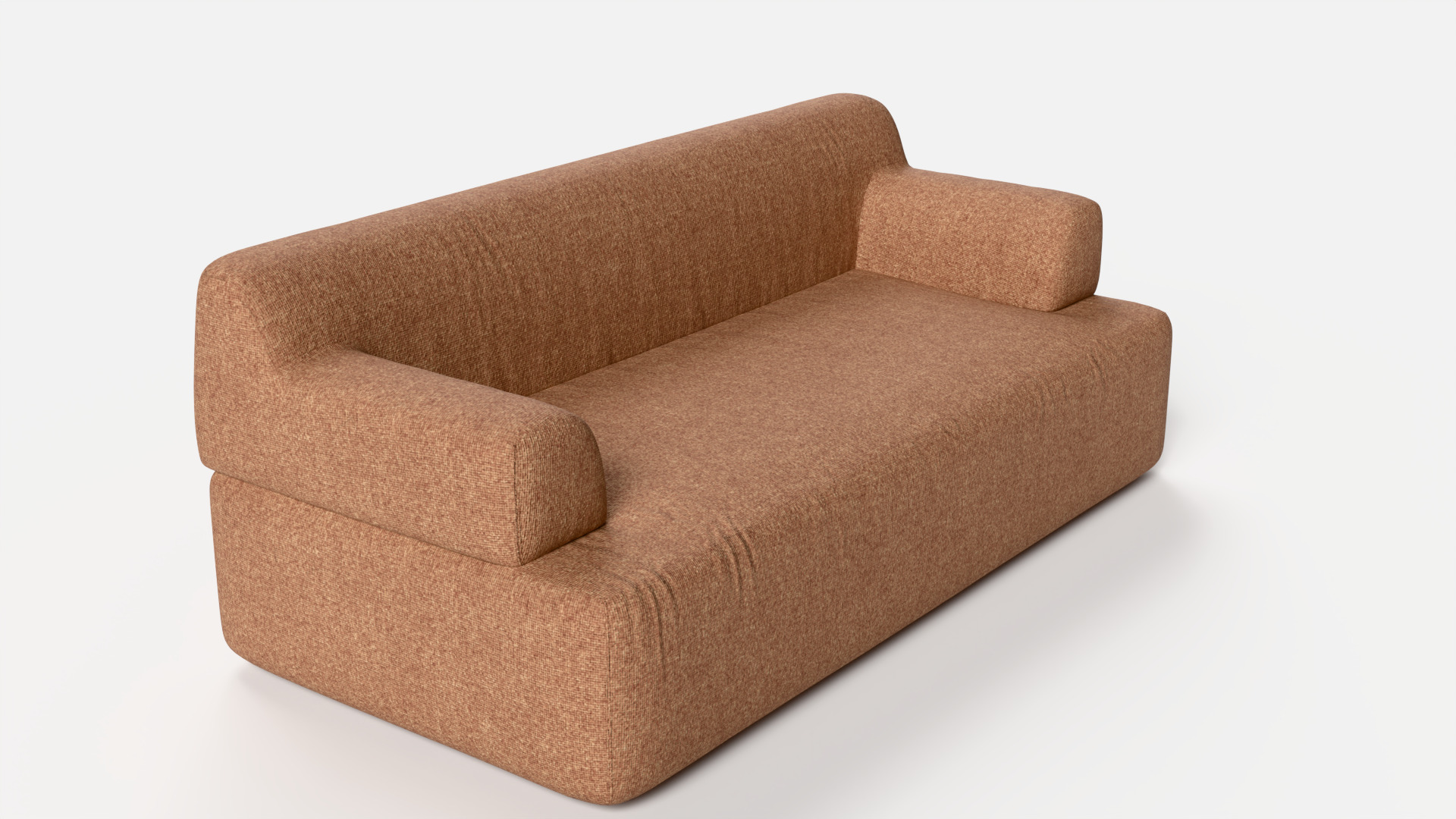 Forma two seat with armrest 3D model_9