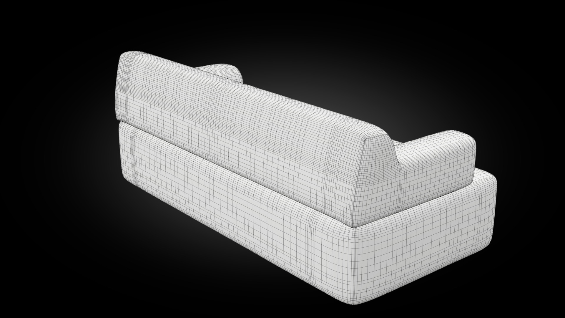 Forma two seat with armrest 3D model_19
