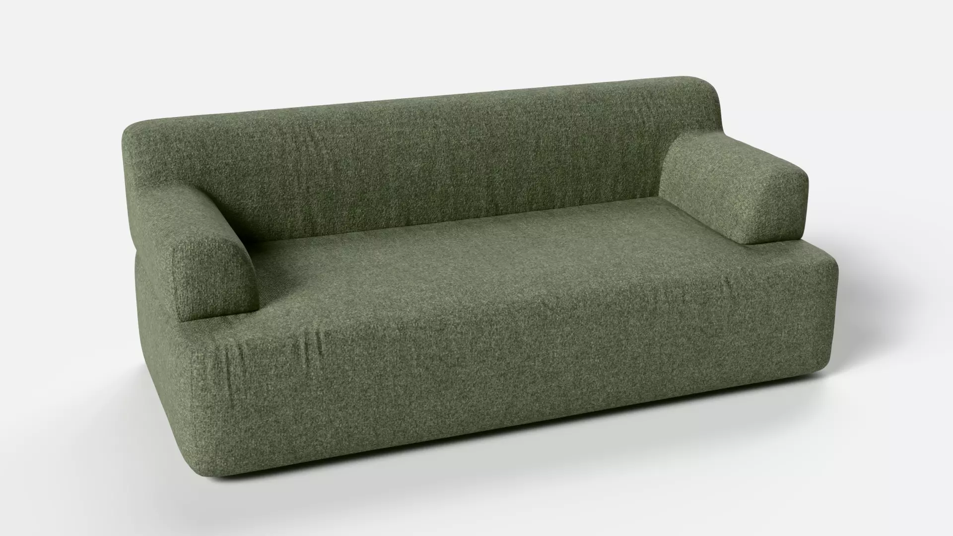 Forma two seat with armrest 3D model_0