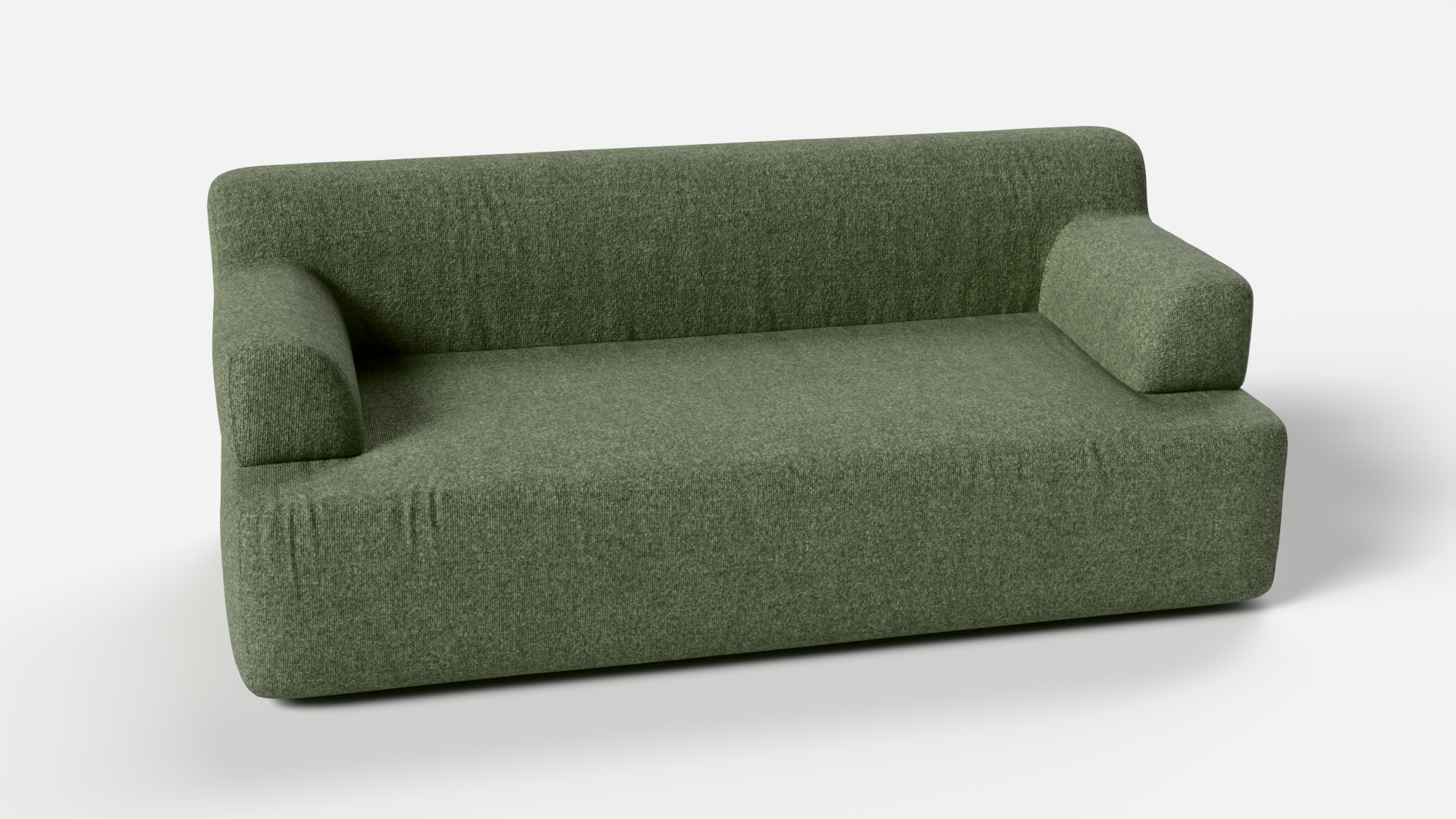 Forma two seat with armrest 3D model_1