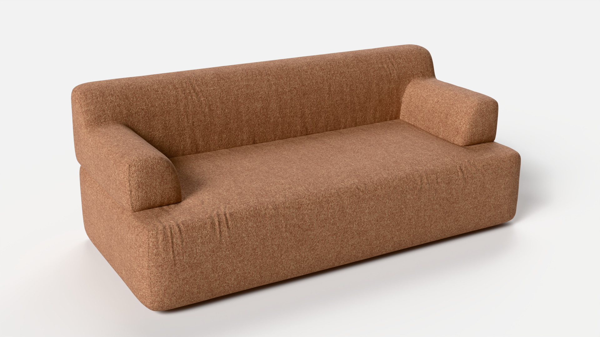 Forma two seat with armrest 3D model_10