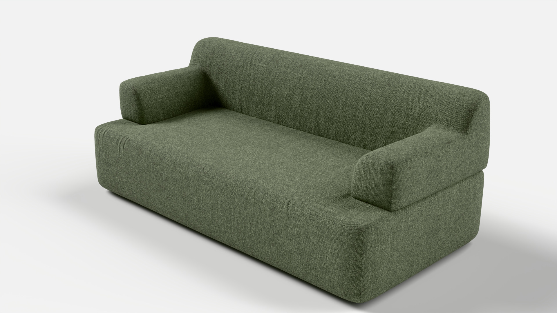 Forma two seat with armrest 3D model_3