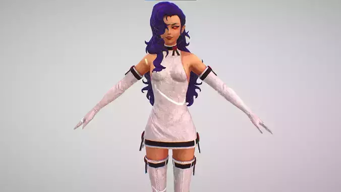 Man Eater - Shin Megami Tensei Liberation Dx2 - Plus Animations Low-poly 3D model
