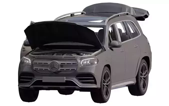 Mercedes Benz GLS with interior