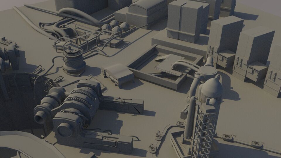 bg scifi maya  3D model_1