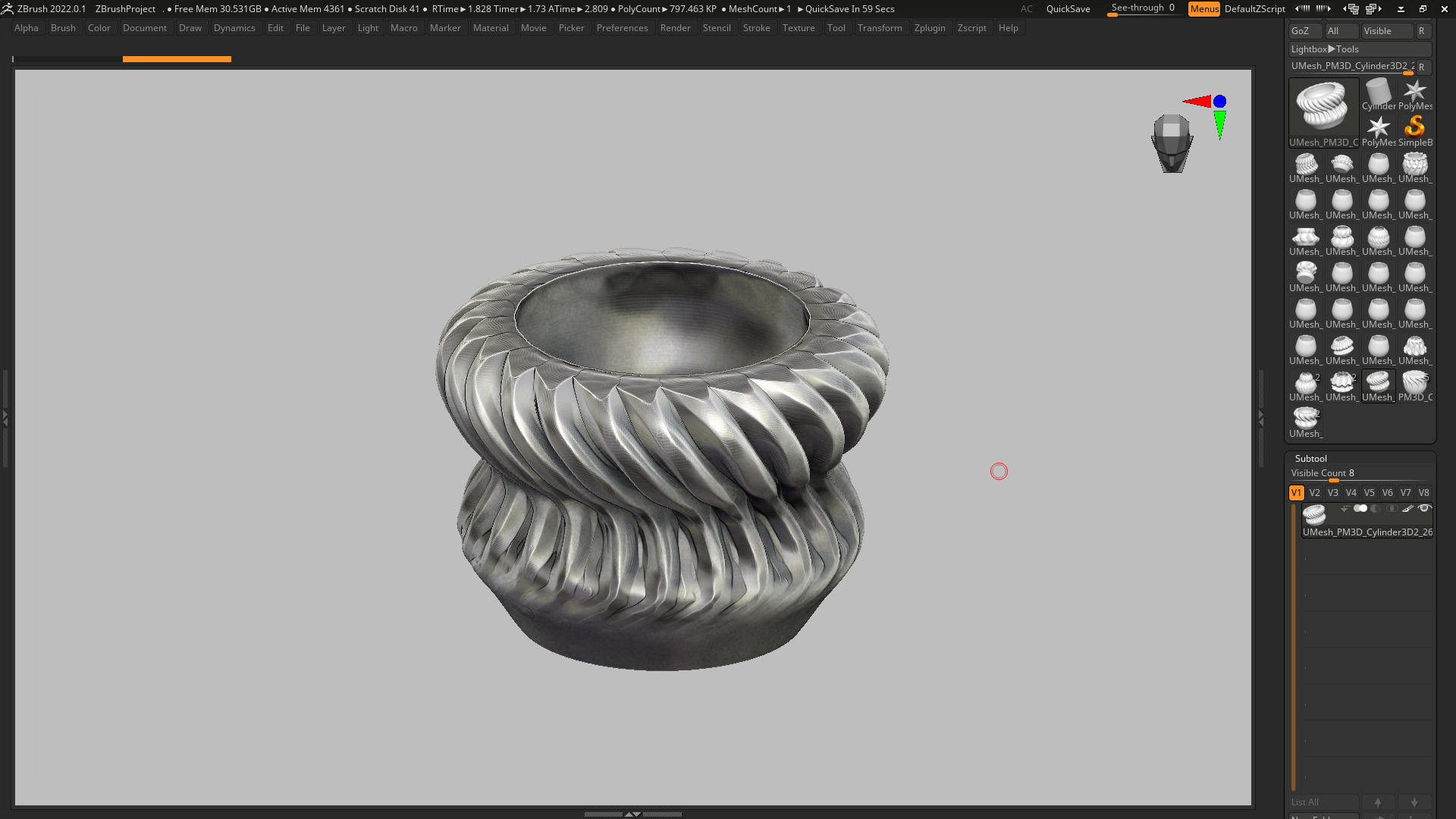 vase 3d print 788  3D print model_3