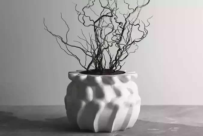 vase 3d print 786 