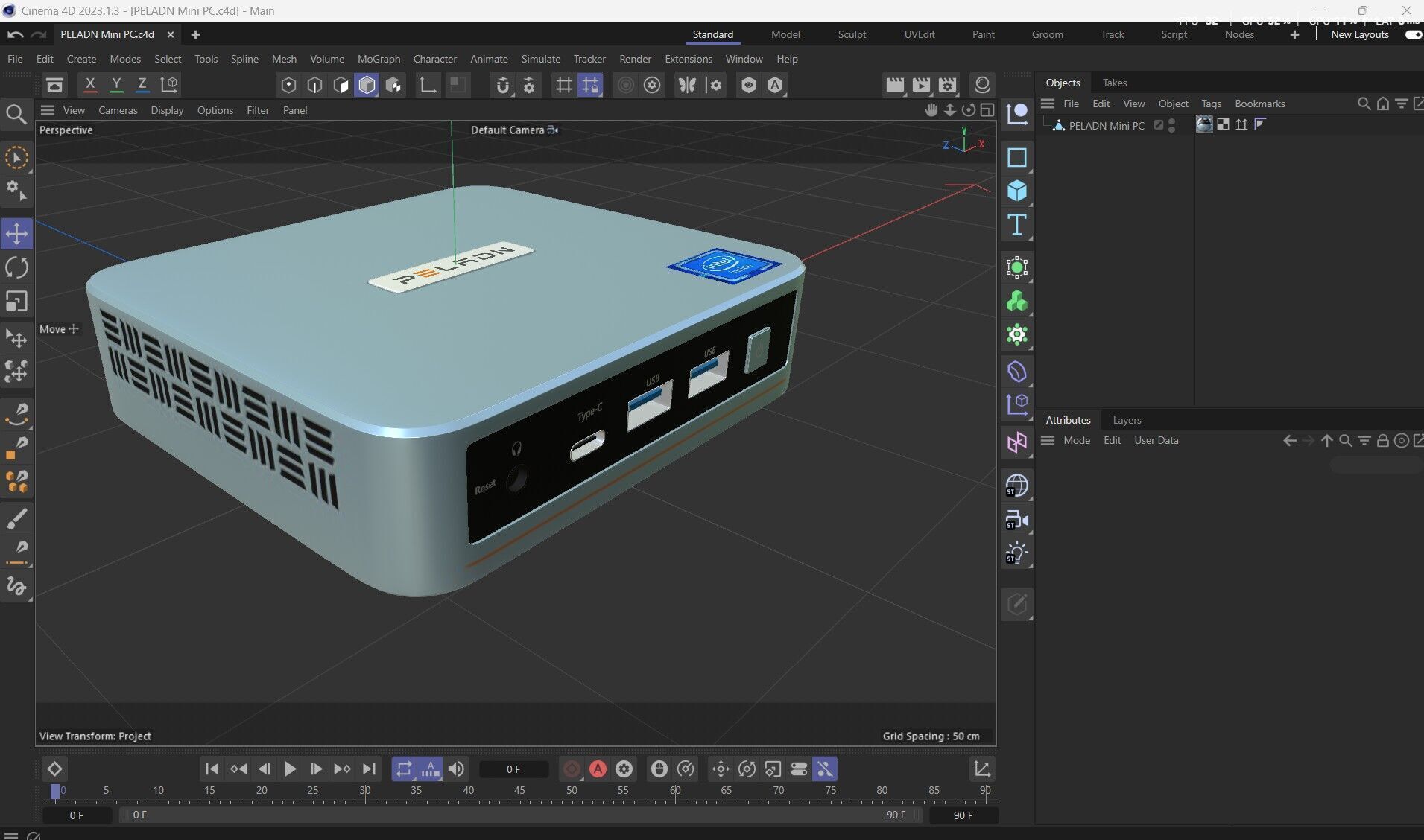 PELADN Mini PC Low-poly 3D model_18