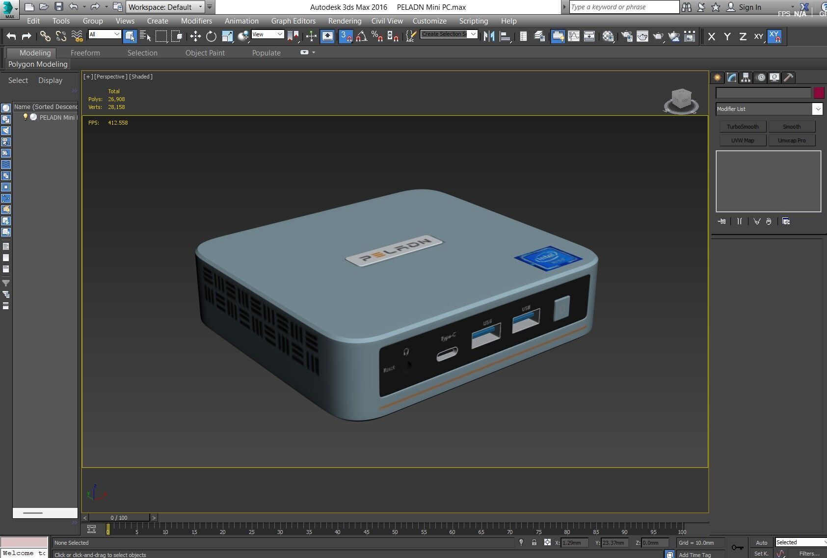 PELADN Mini PC Low-poly 3D model_22