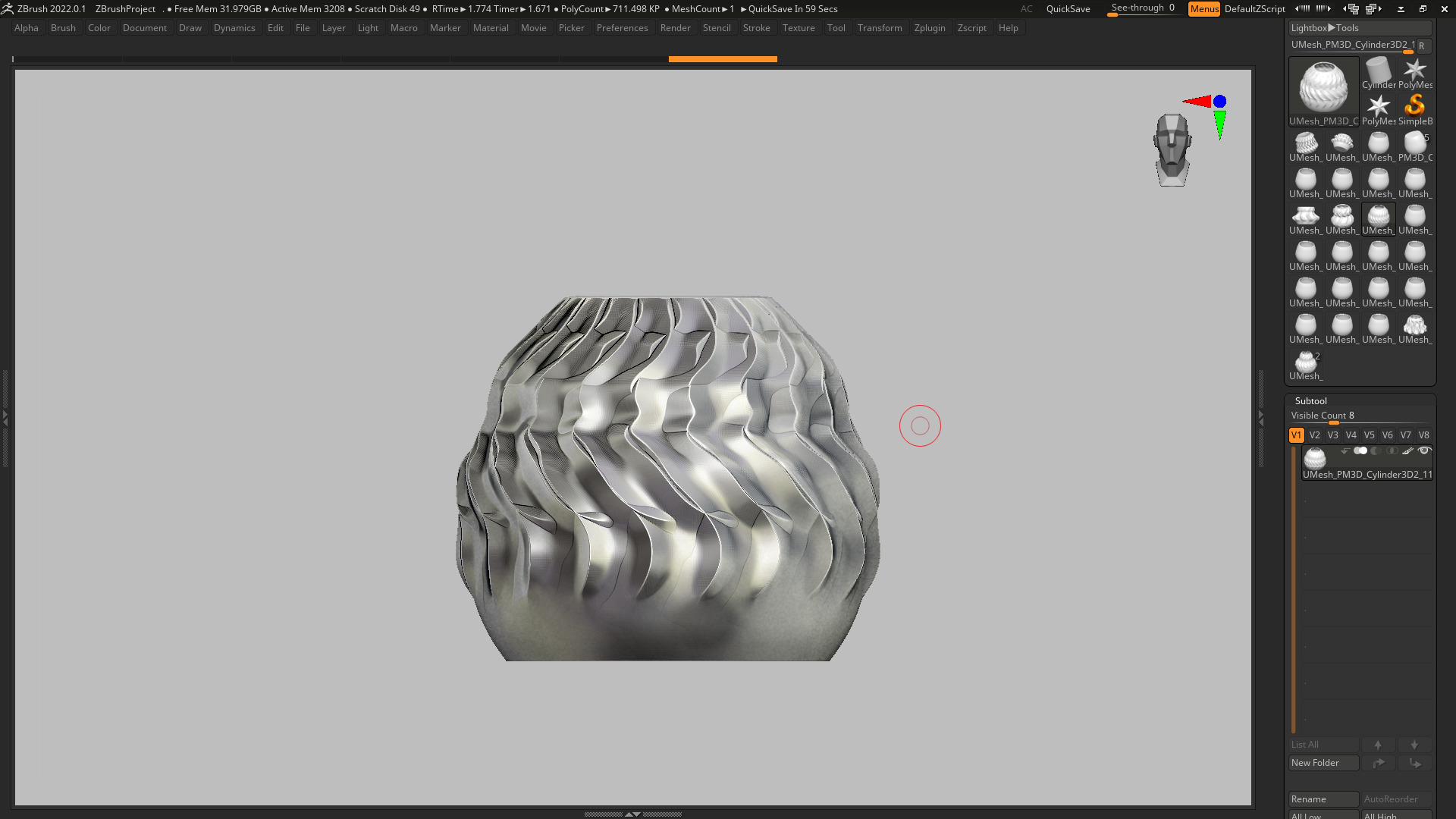 vase 3d print 782 3D print model_4