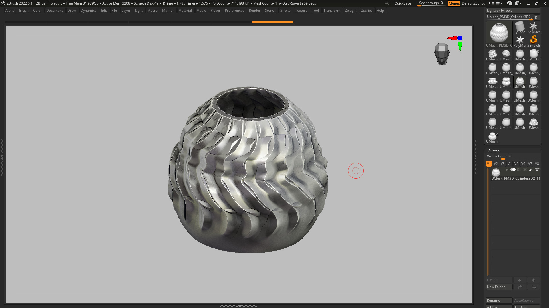 vase 3d print 782 3D print model_3