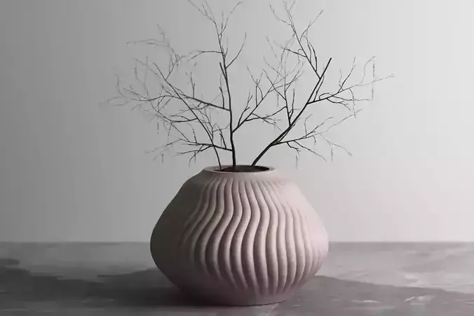 vase 3d print 770 