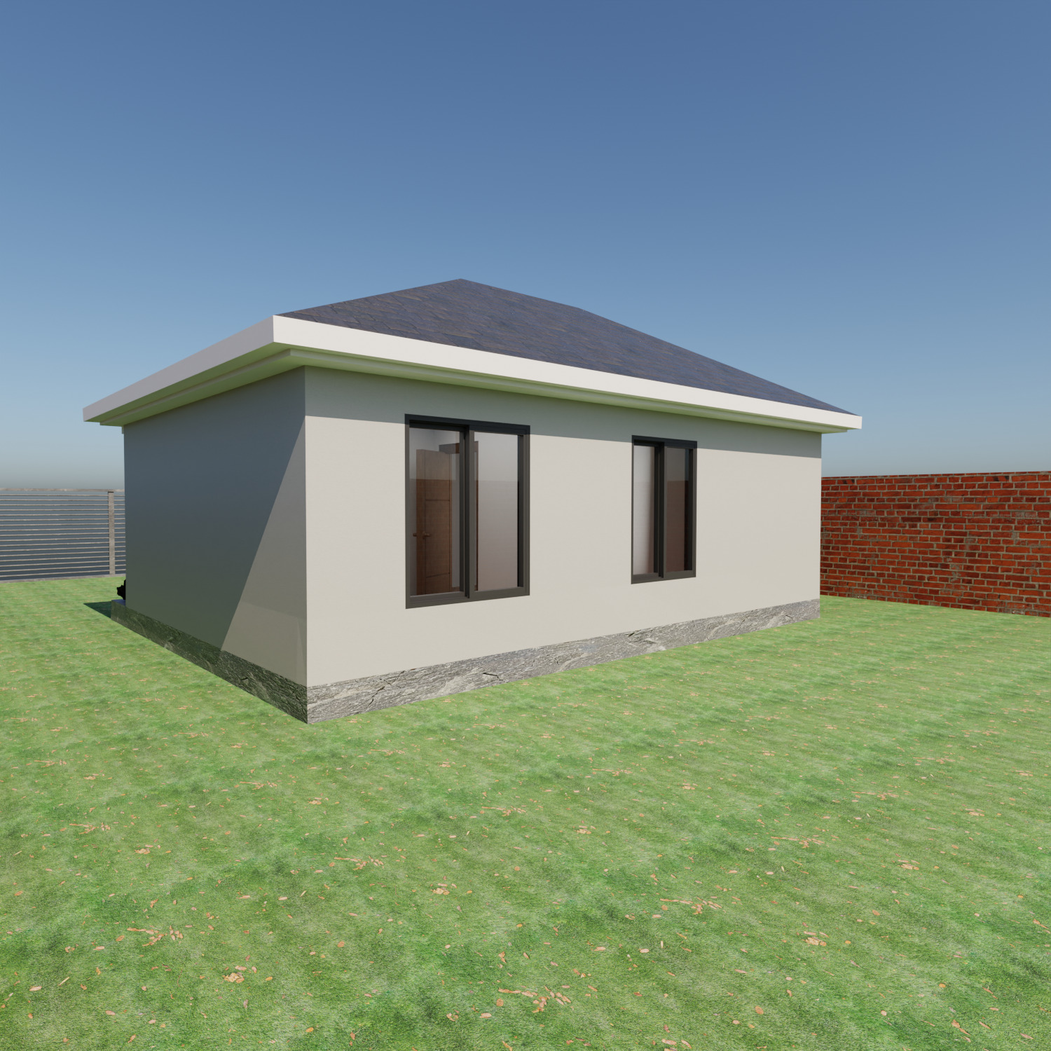 House Exterior Design 3D model_6