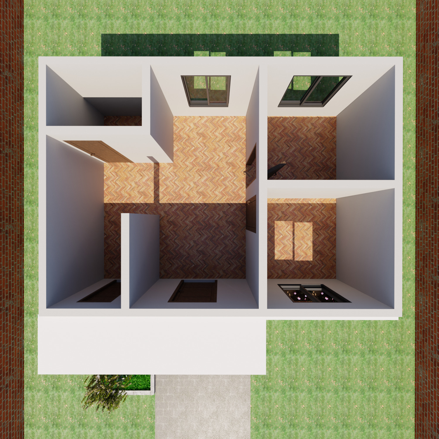 House Exterior Design 3D model_9