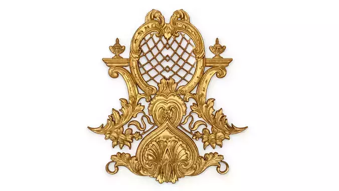 Classic decor ornament carved 67