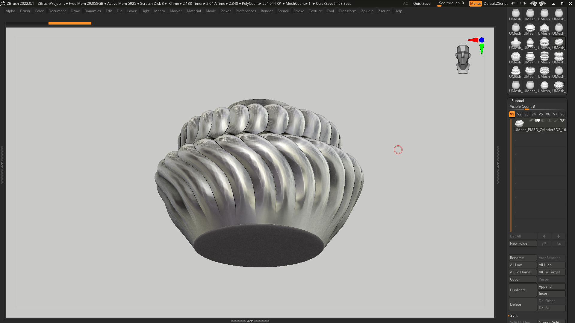 vase 3d print 765 3D print model_5