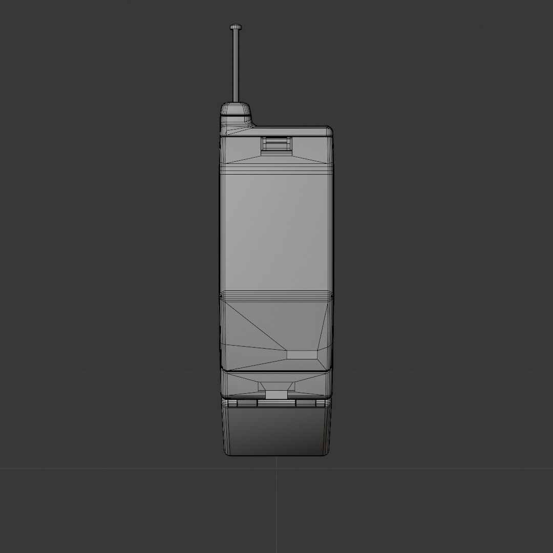 90s Brick Phone - Motorola MicroTAK  3D model_8