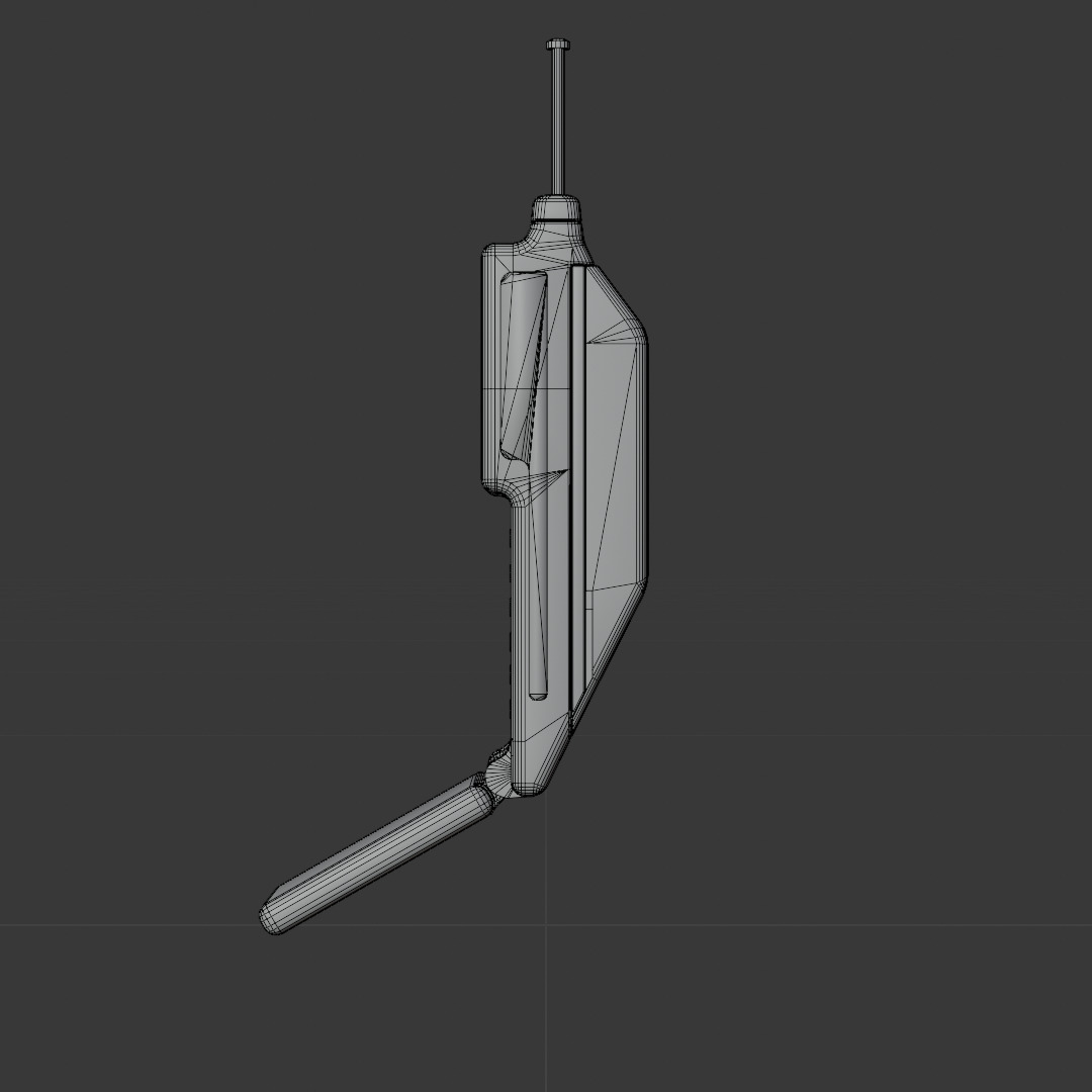 90s Brick Phone - Motorola MicroTAK  3D model_6