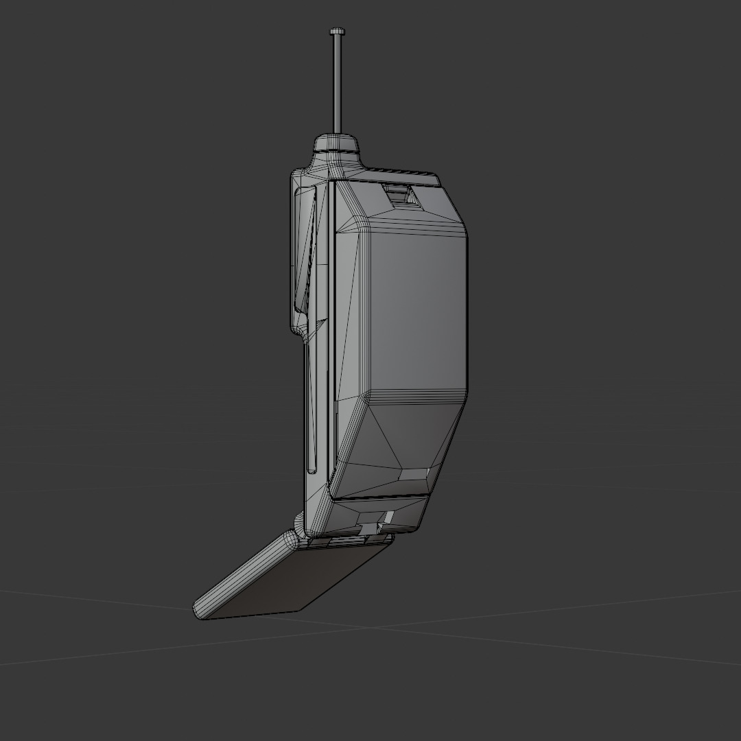 90s Brick Phone - Motorola MicroTAK  3D model_7
