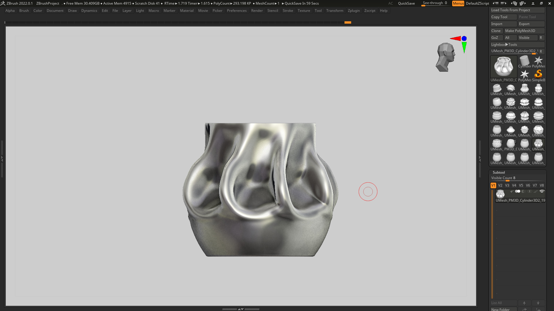 vase 3d print 747 3D print model_4