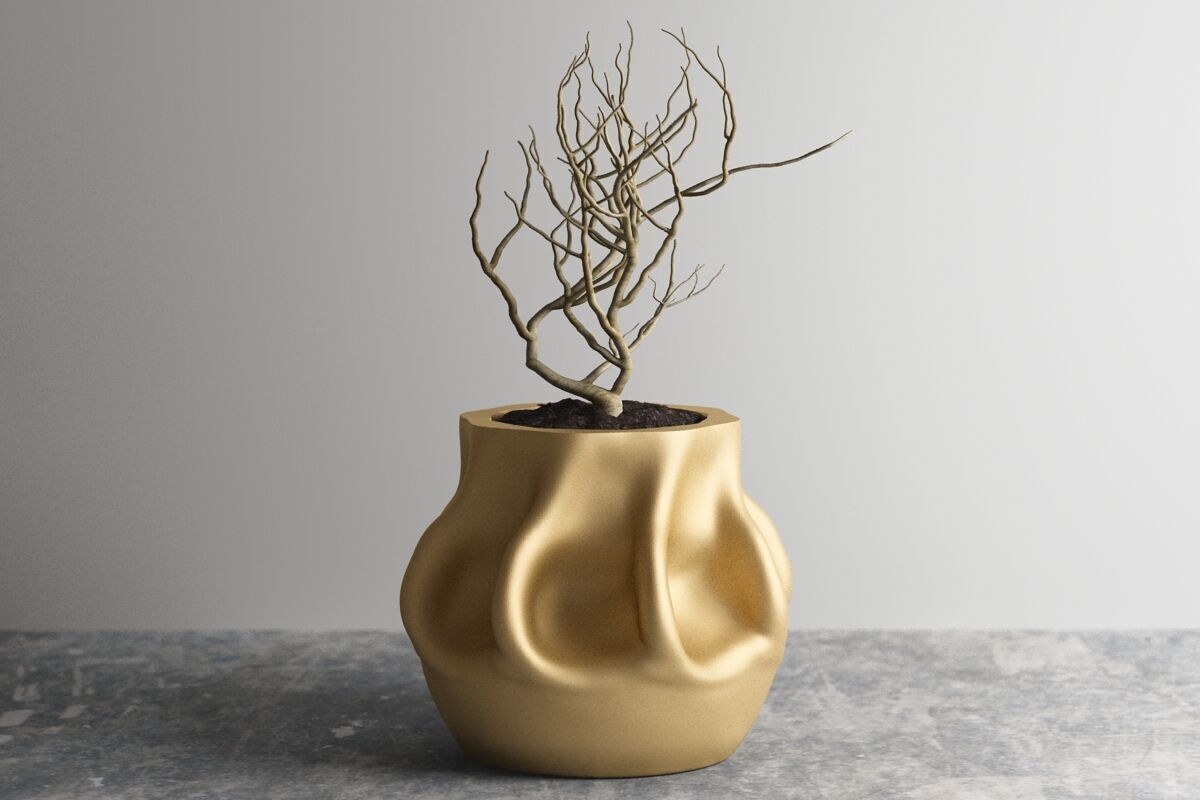 vase 3d print 747 3D print model_2