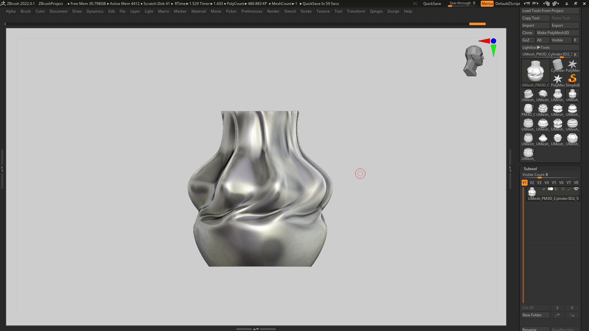 vase 3d print 746  3D print model_4