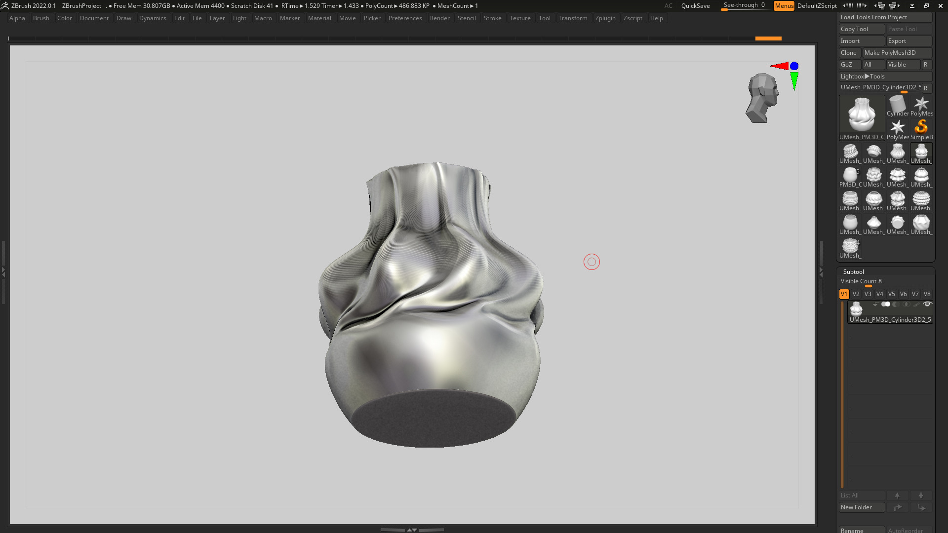 vase 3d print 746  3D print model_5