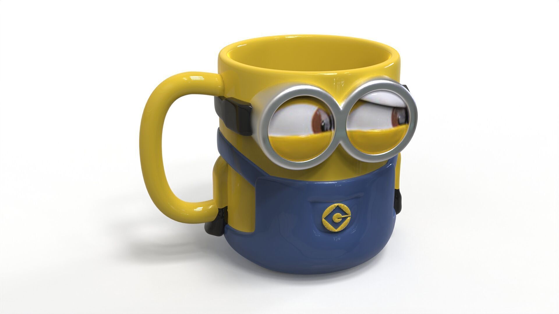 Bob the Minion 3D Mug Pencil Holder 3D print model_7