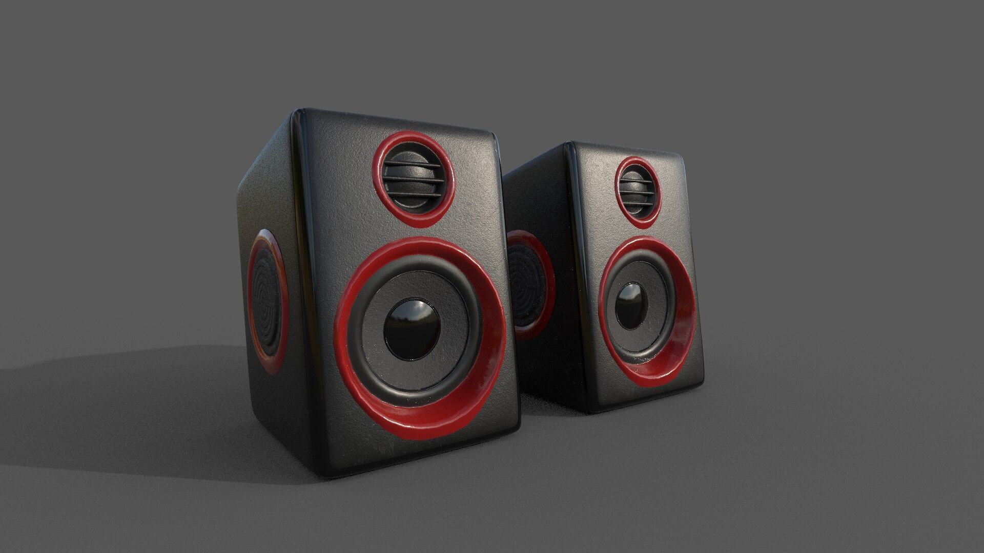 JALTECH USB Super Bass Speakers 3D model_1
