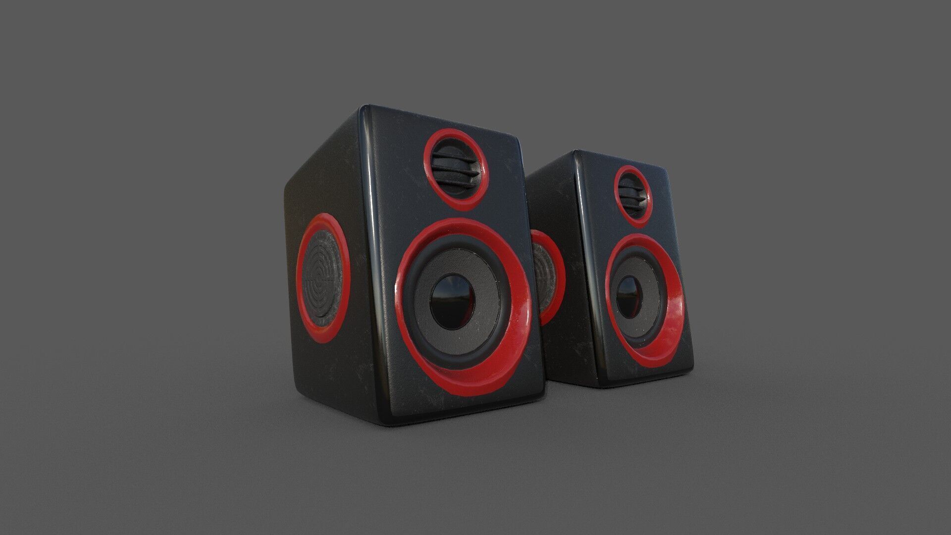 JALTECH USB Super Bass Speakers 3D model_6