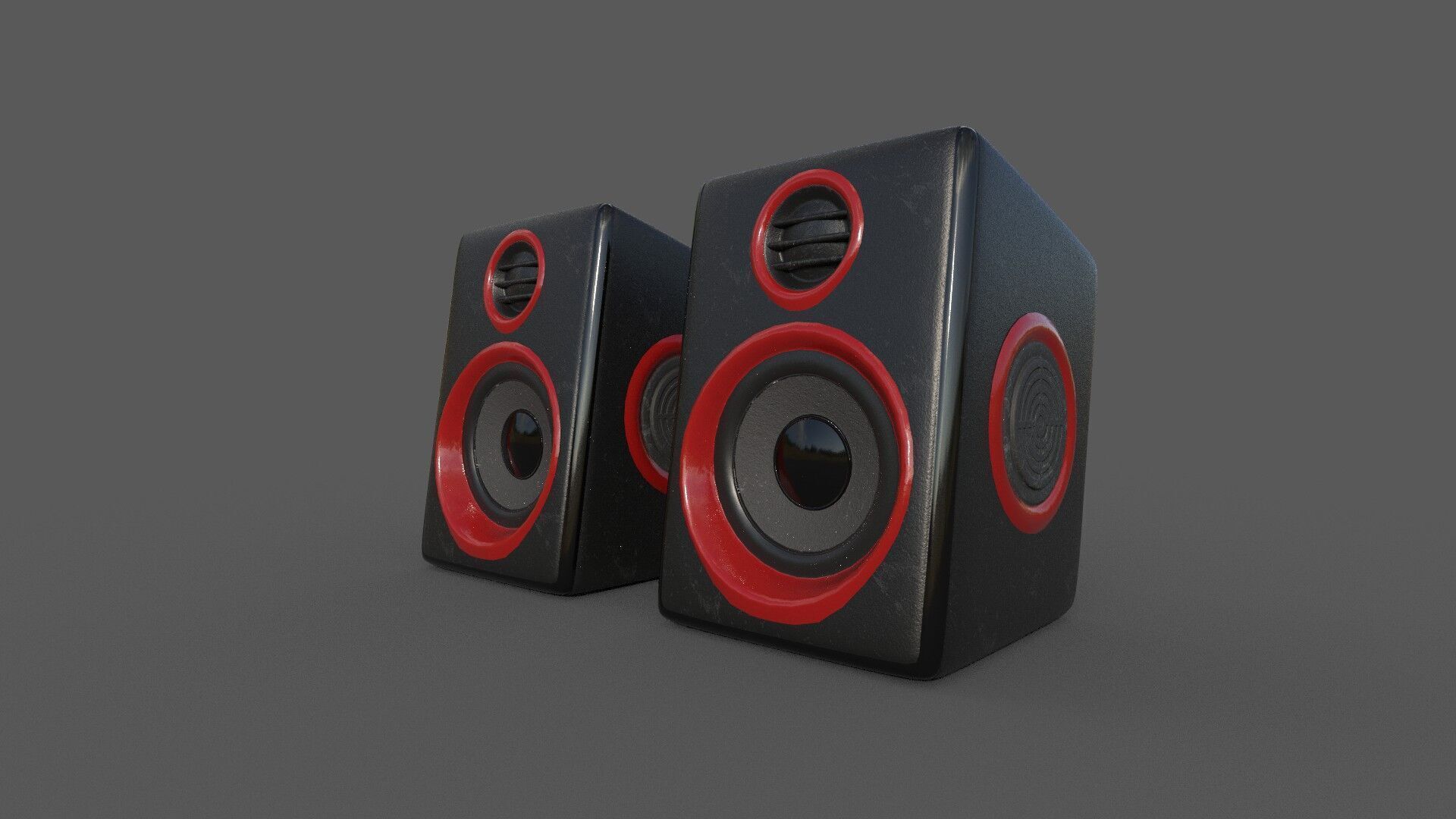JALTECH USB Super Bass Speakers 3D model_7