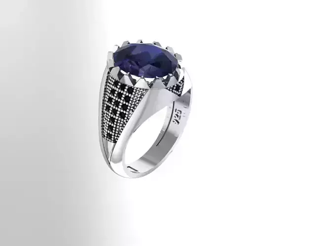 jewelry man ring 3D print model