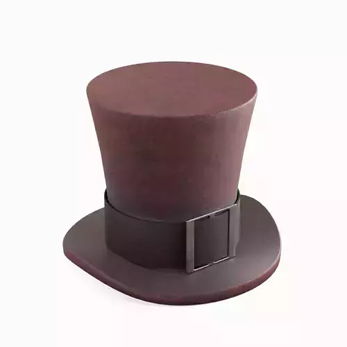 Leprechaun Hat 04 Low-poly 3D model