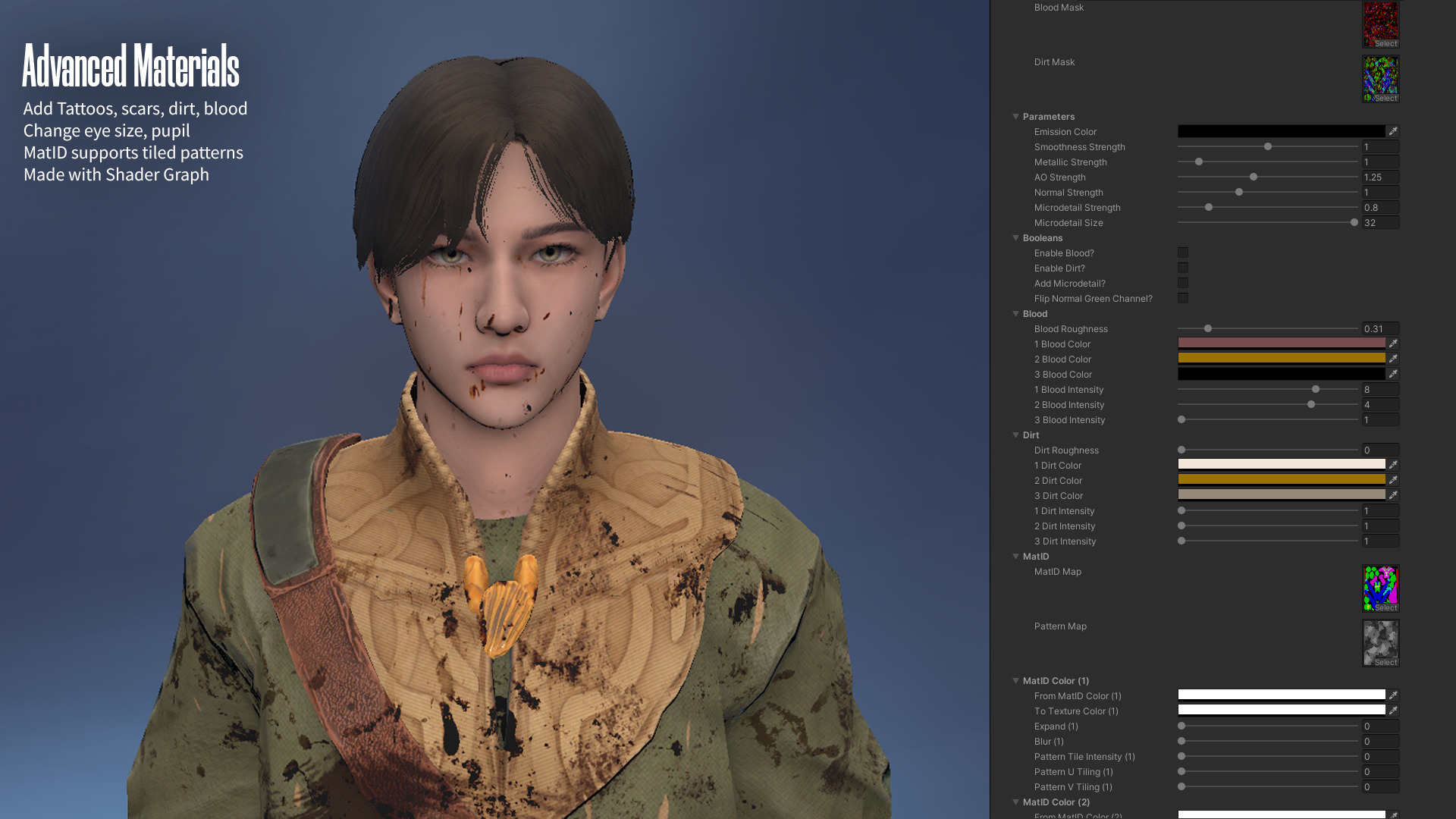 MMORPG Newbie Archers - Medieval Fantasy Modular Character Low-poly 3D model_24