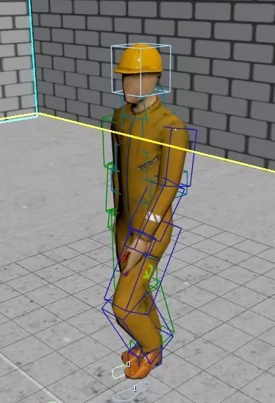 worker Free 3D model