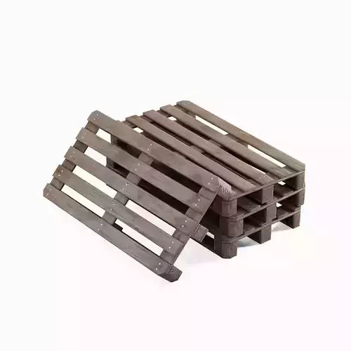 Wooden Pallet 03 3D model