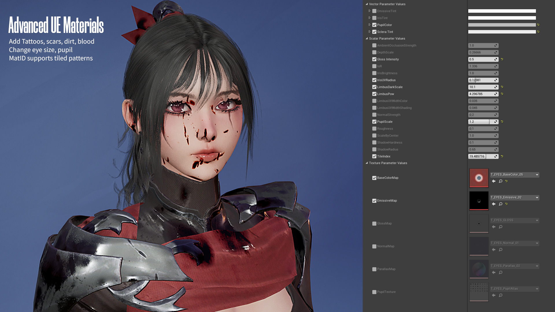 MMORPG Advanced Archers - Medieval Fantasy Modular Character Low-poly 3D model_22