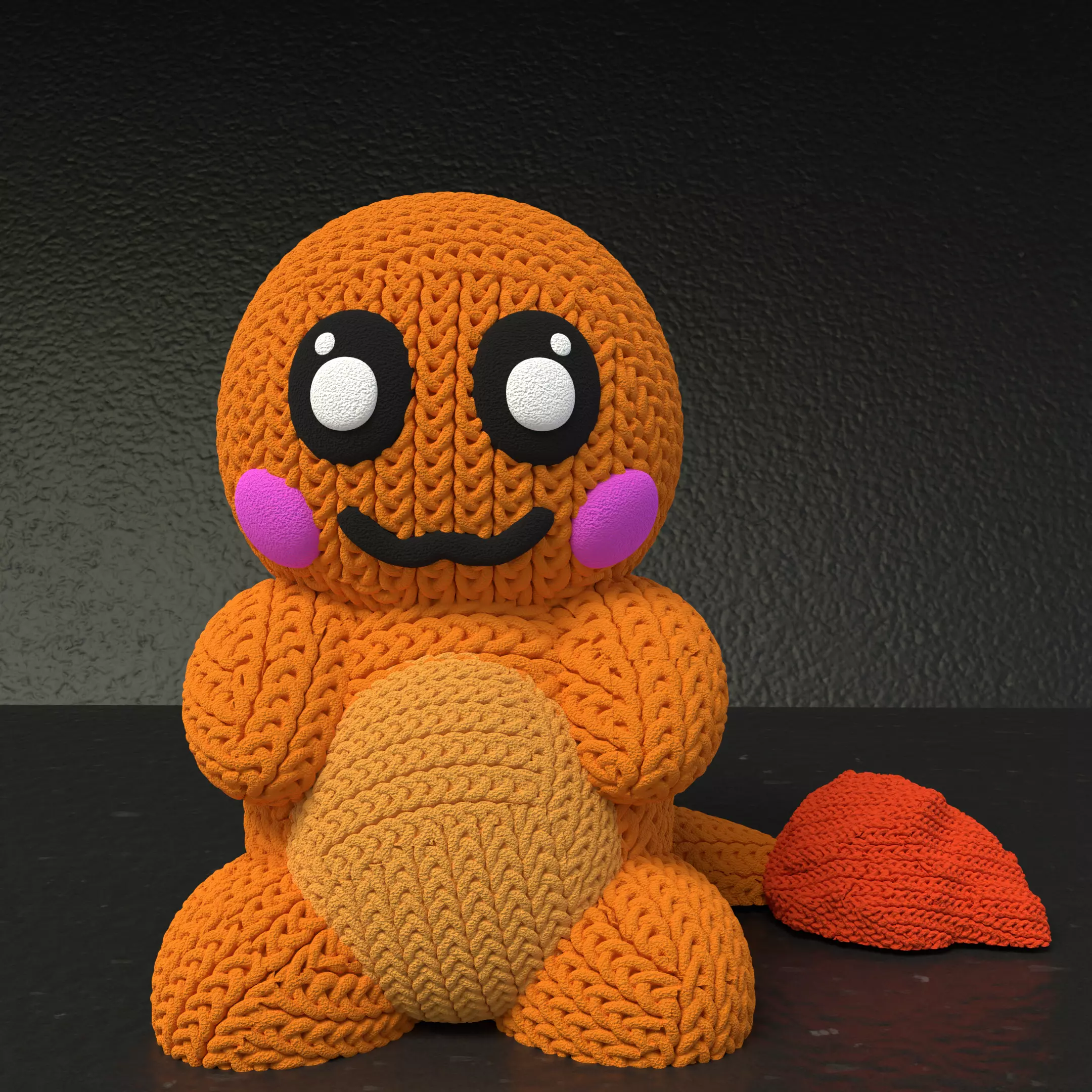 knitted pokemon 3D print model