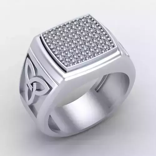 Men Luxury Signet Ring