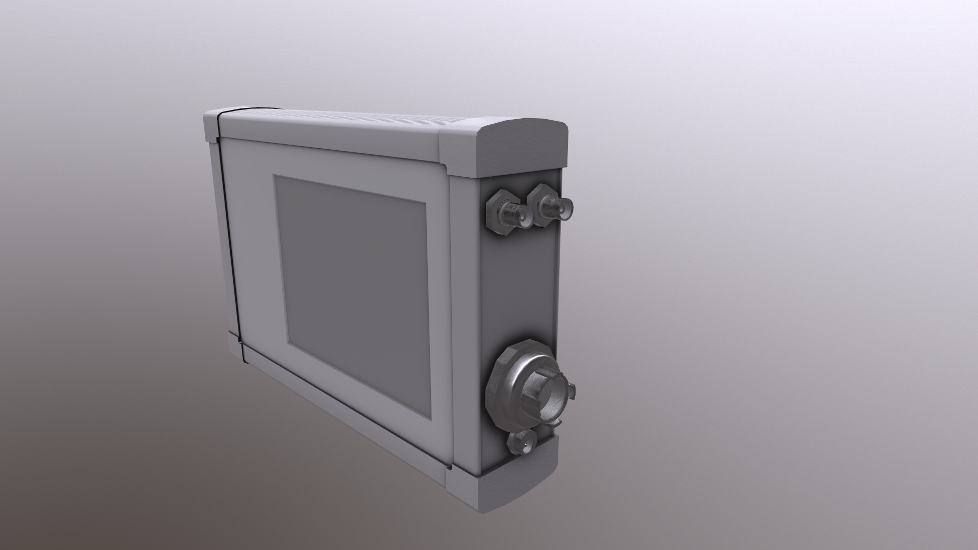 Ultrasonic Flaw Detector Low Poly Low-poly 3D model_48