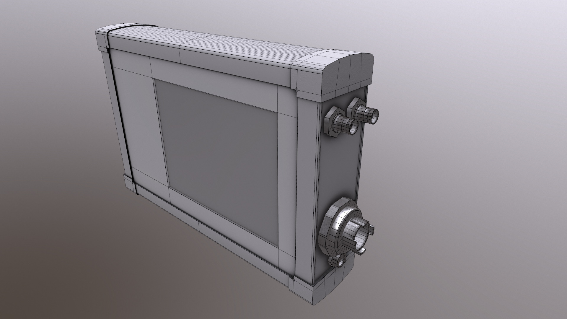 Ultrasonic Flaw Detector Low Poly Low-poly 3D model_42