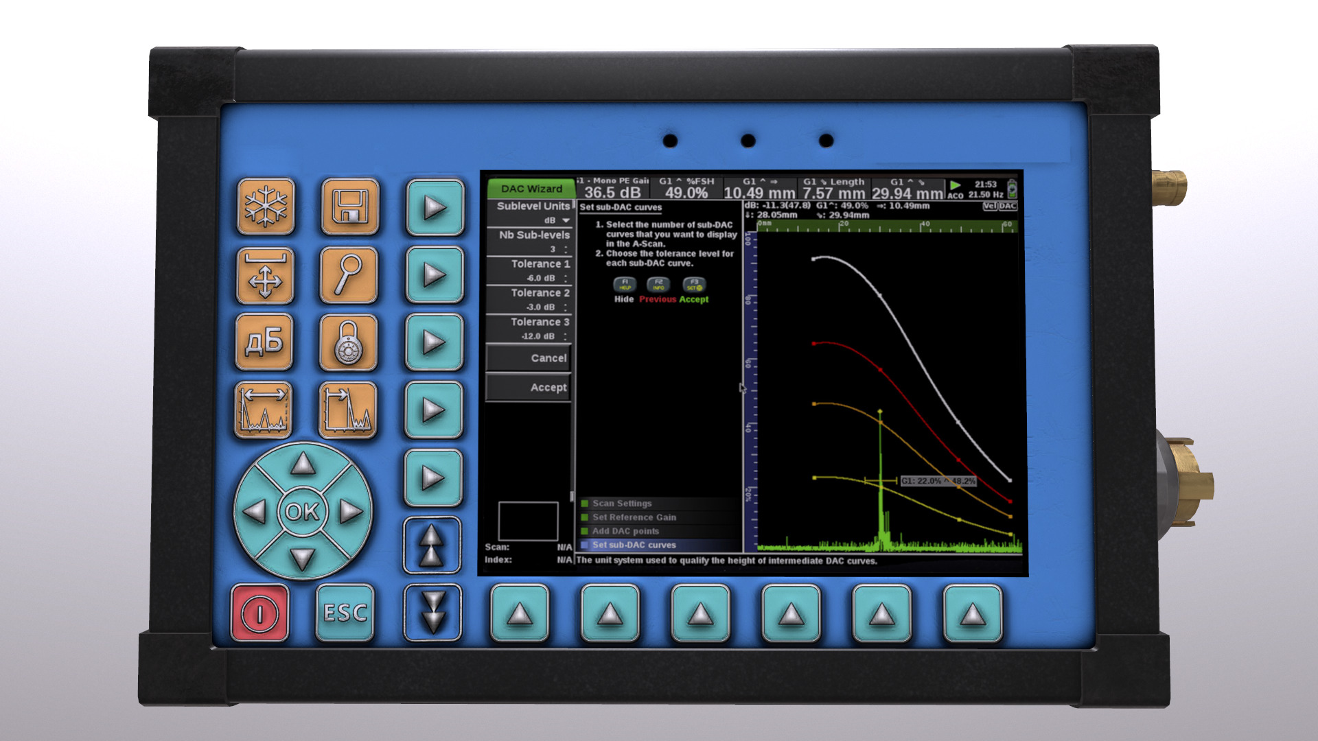 Ultrasonic Flaw Detector Low Poly Low-poly 3D model_20